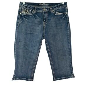 Sexy Couture Women’s Capri below the knee Blue Size 11